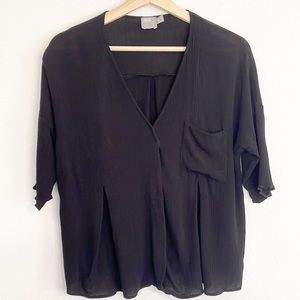 ASOS gauzy boxy fit top 2